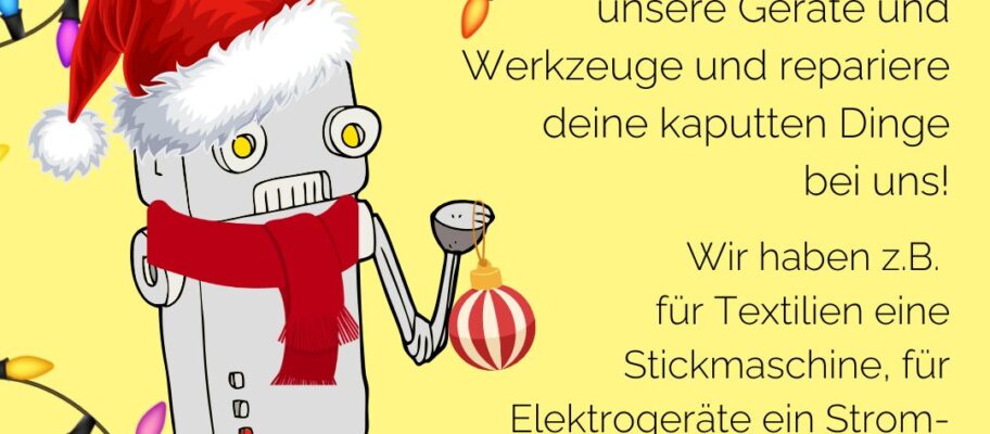 Reparier-Bar in der Mitmach-Werkstatt