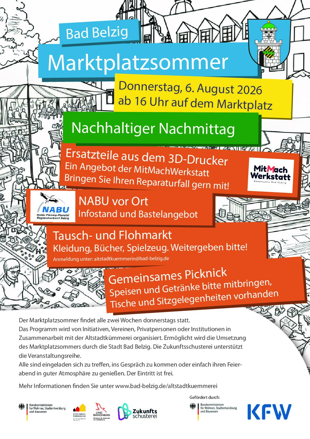 Ersatzteile aus dem 3D-Drucker (Markplatzsommer)
